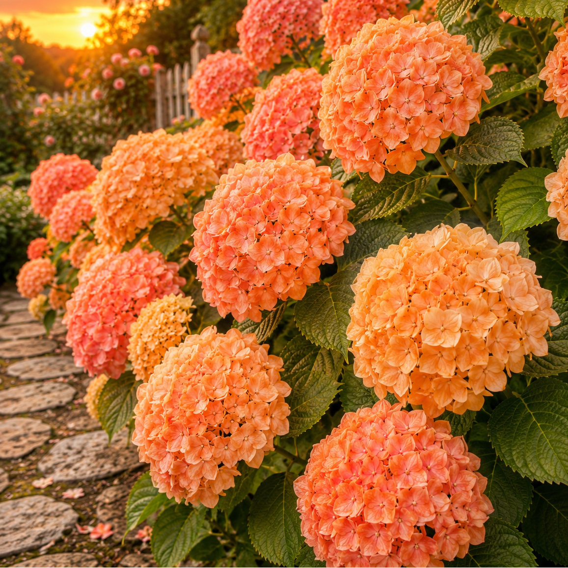 Hortensia "Peach Sunset"