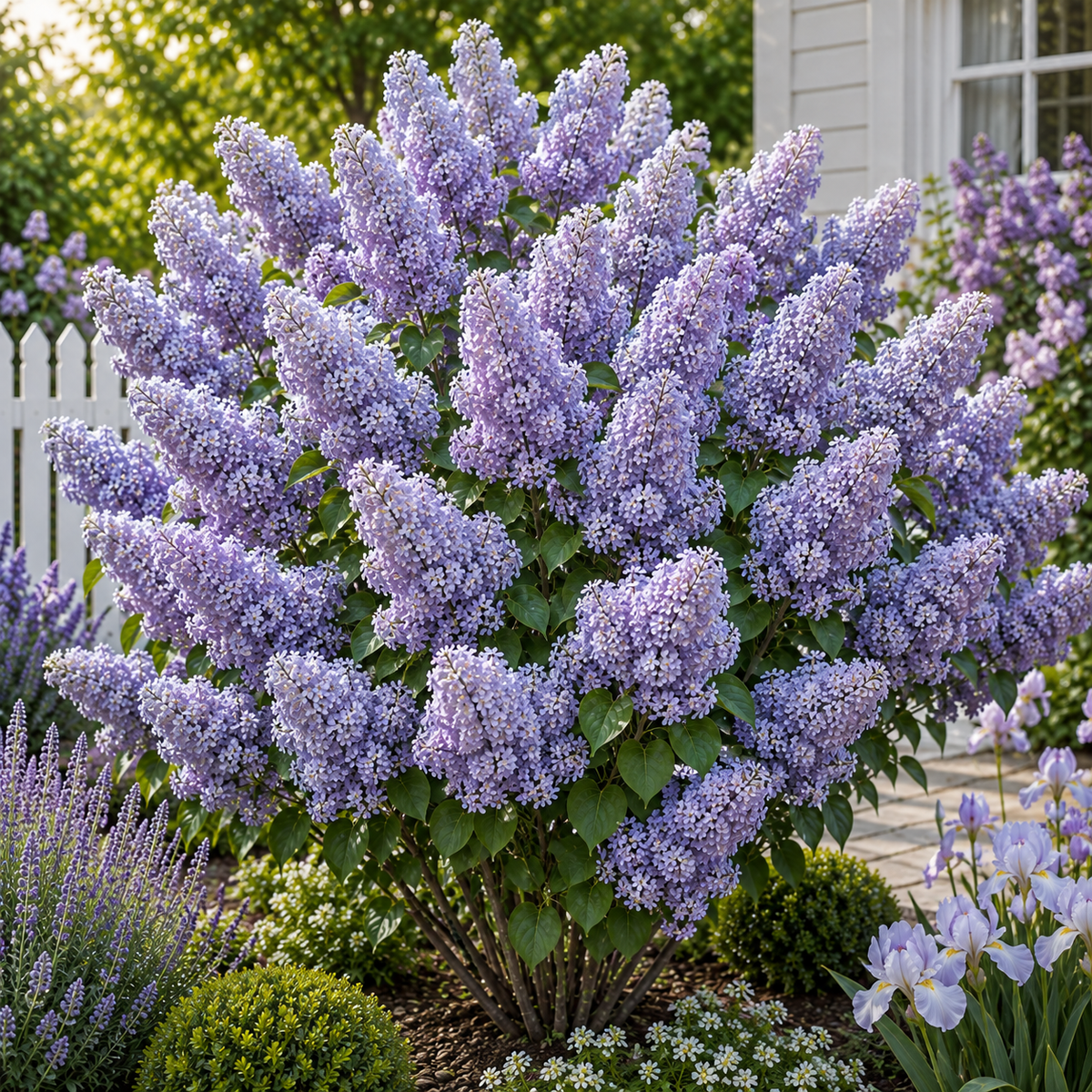 Liliac Syringa Vulgaris "Crystal Lilac"