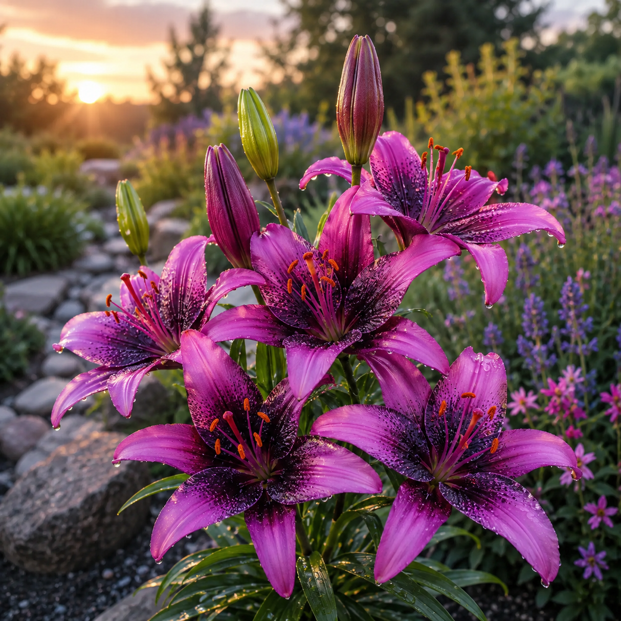 Bulbi de Crini "Lilium Purple Dream" 2 buc