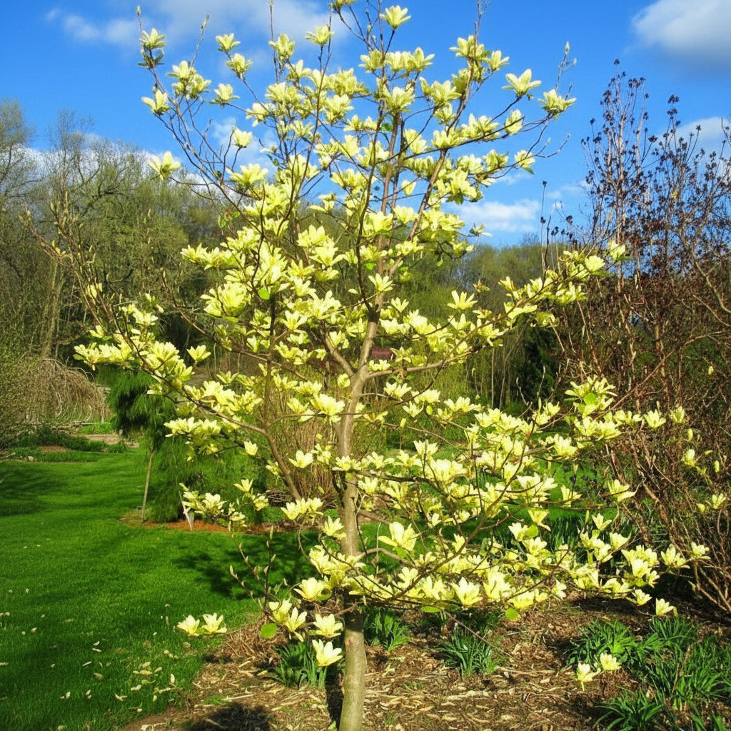 Magnolia „Yellow Bird” la ghiveci