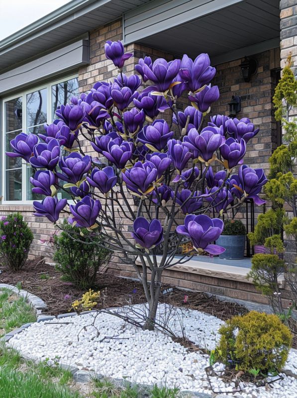 Magnolia "Purple Lucy" la ghiveci