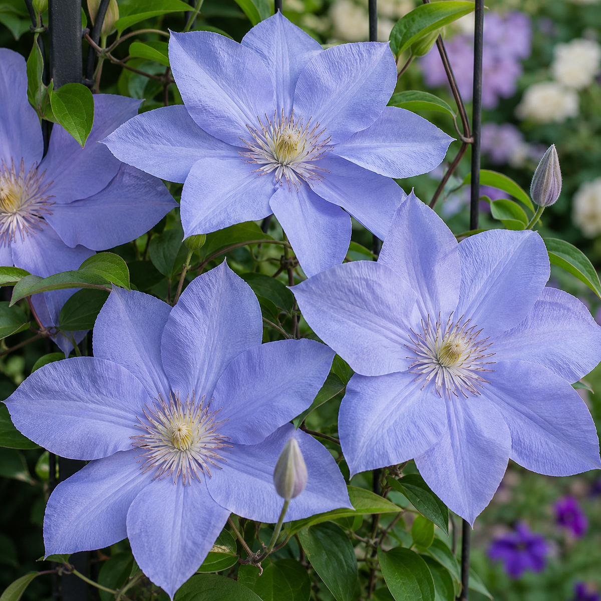 Clematis ‘Blue Angel’ / ‘Błękitny Anioł’ la ghiveci, 1 buc
