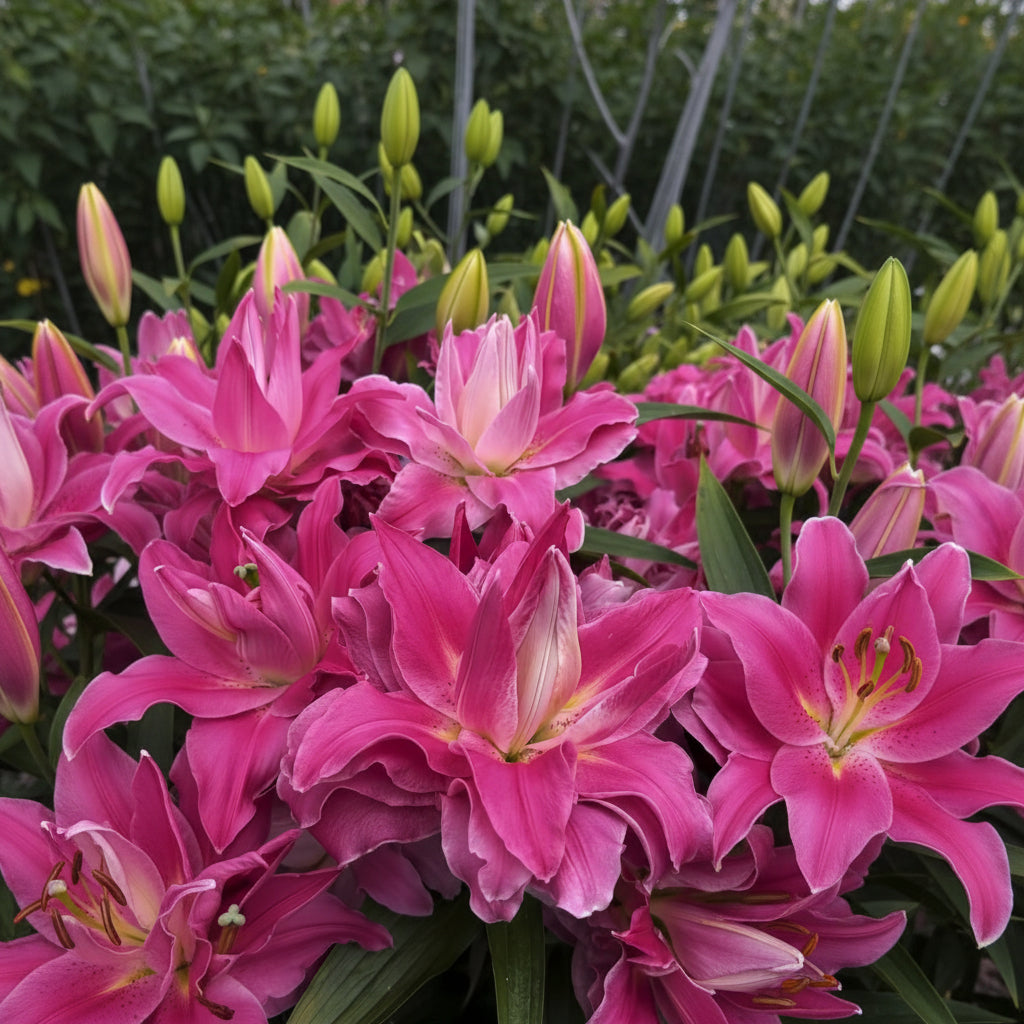 Bulbi de Crini "Lilium Pink Brush"  2 buc