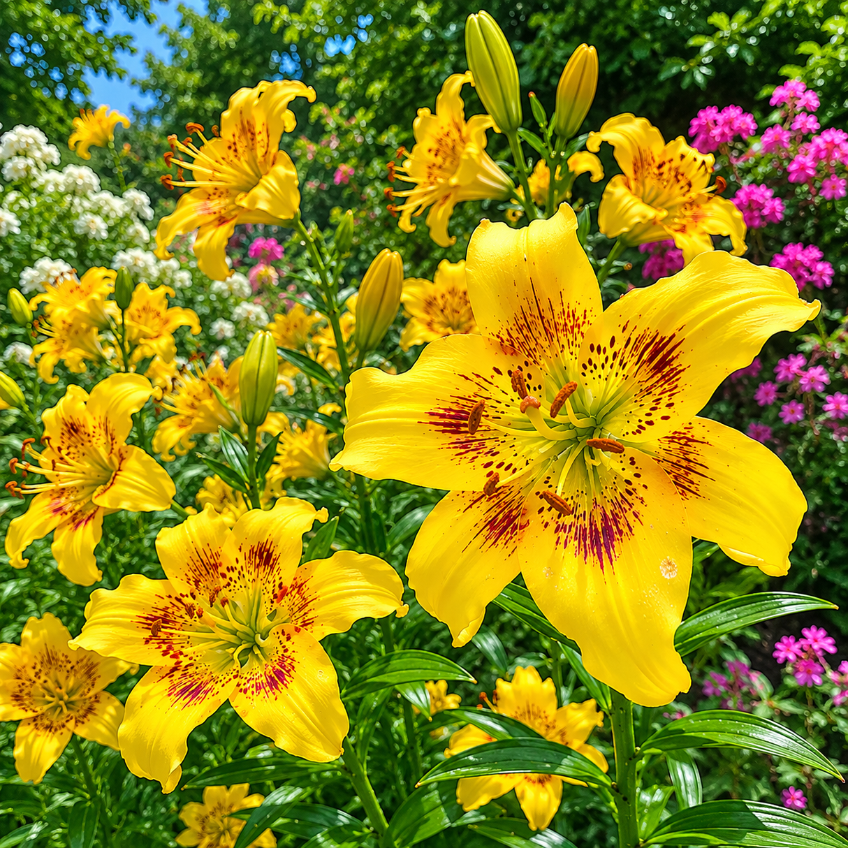 Bulbi de Crini - Lilium Yellow Bruse - 2 buc