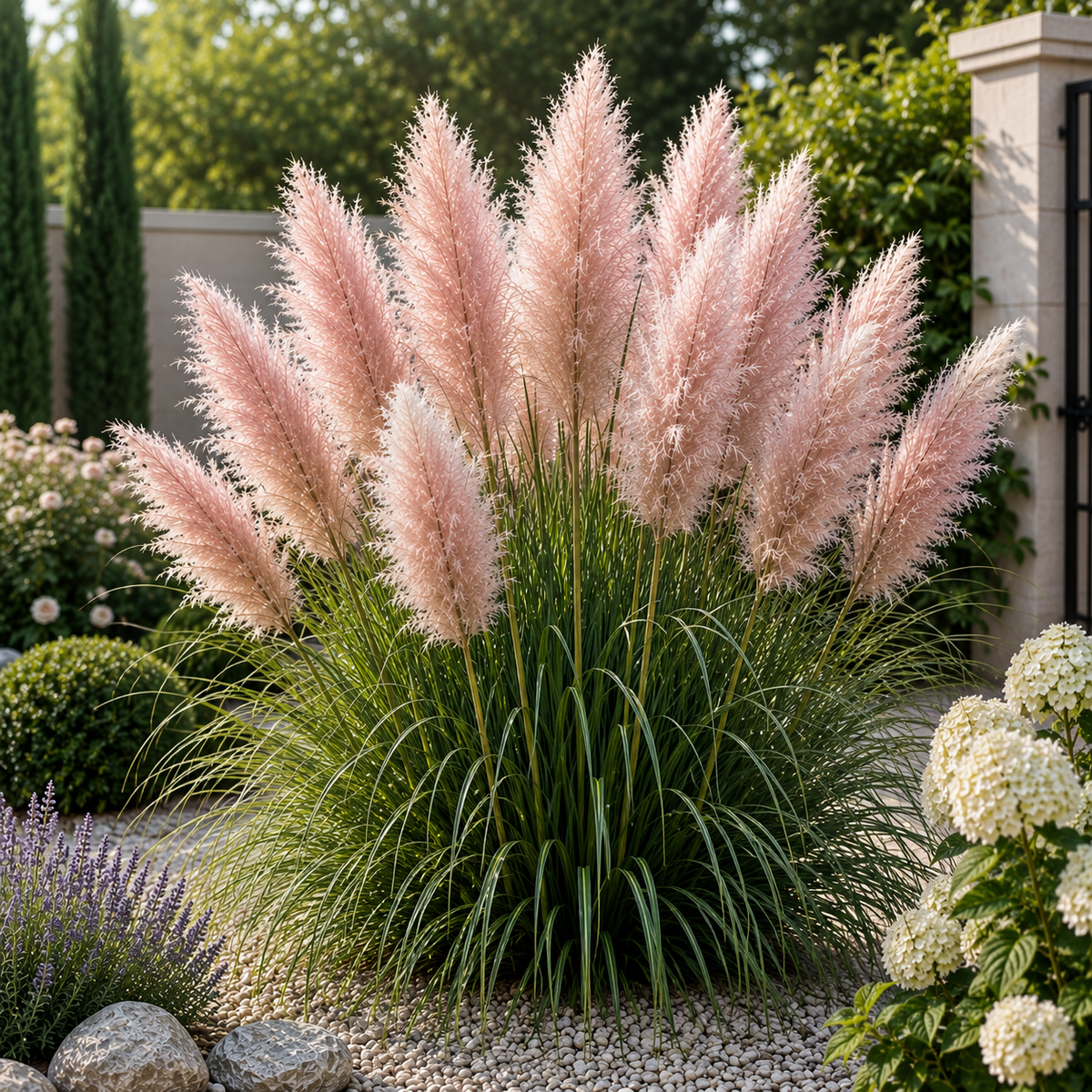 Iarbă de Pampas "Rosea"