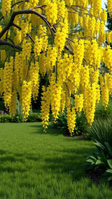 Glicina Wisteria "Shining Star", Galbenă